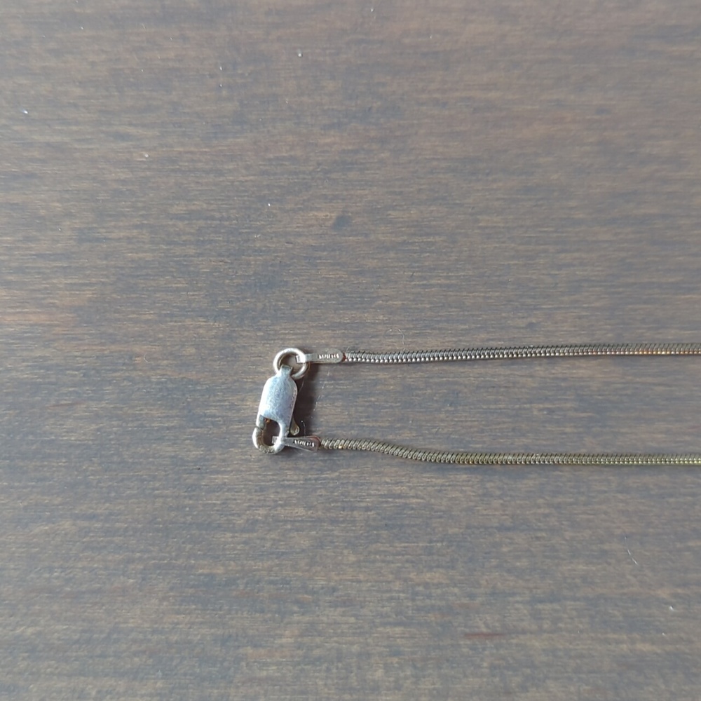 Sterling Silver and Turquoise Pendant - Picture 5 of 6